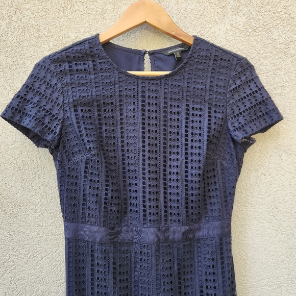 BANANA REPUBLIC Women’s Dress Size 0 Tiered Cottagecore Romantic Maxi Eyelets - Picture 2 of 13